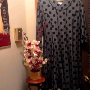 POLKA DOT FLARE DRESS